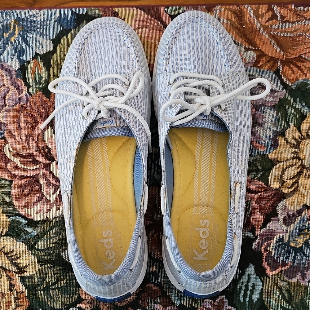 Keds Blue and White Casual Sneakers